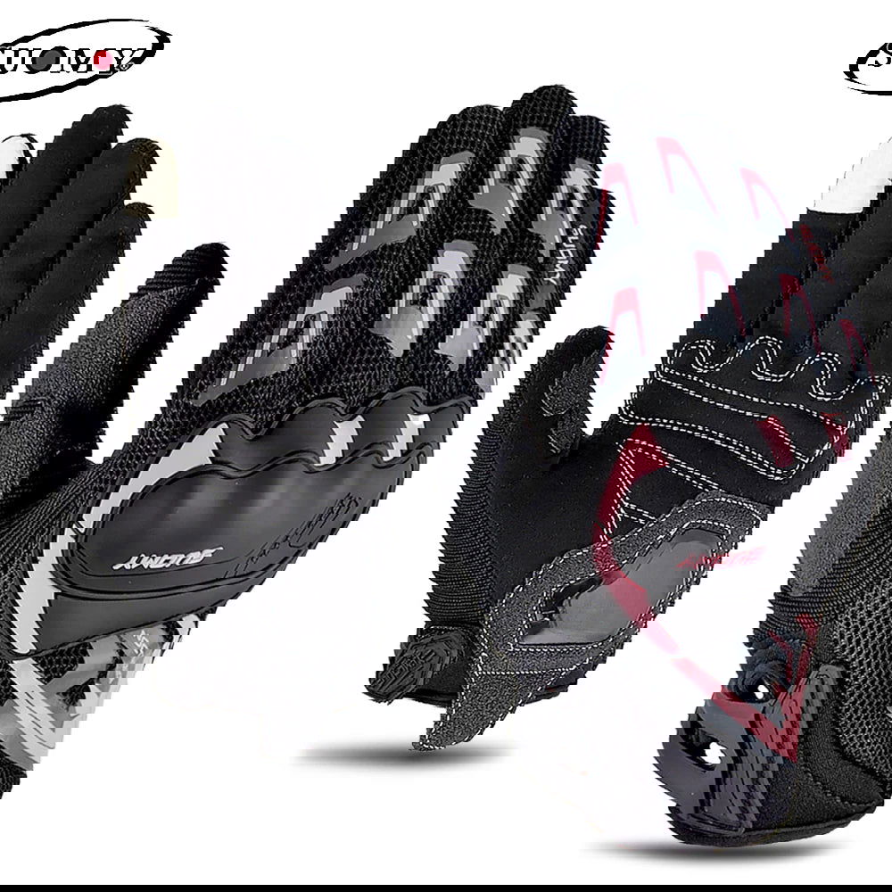 Suomy Motorcycle Gloves Summer Mesh Breathable Moto Gloves Men Women Touch Screen Motocross Gloves Touch Screen Cycling Gloves - Slobuy