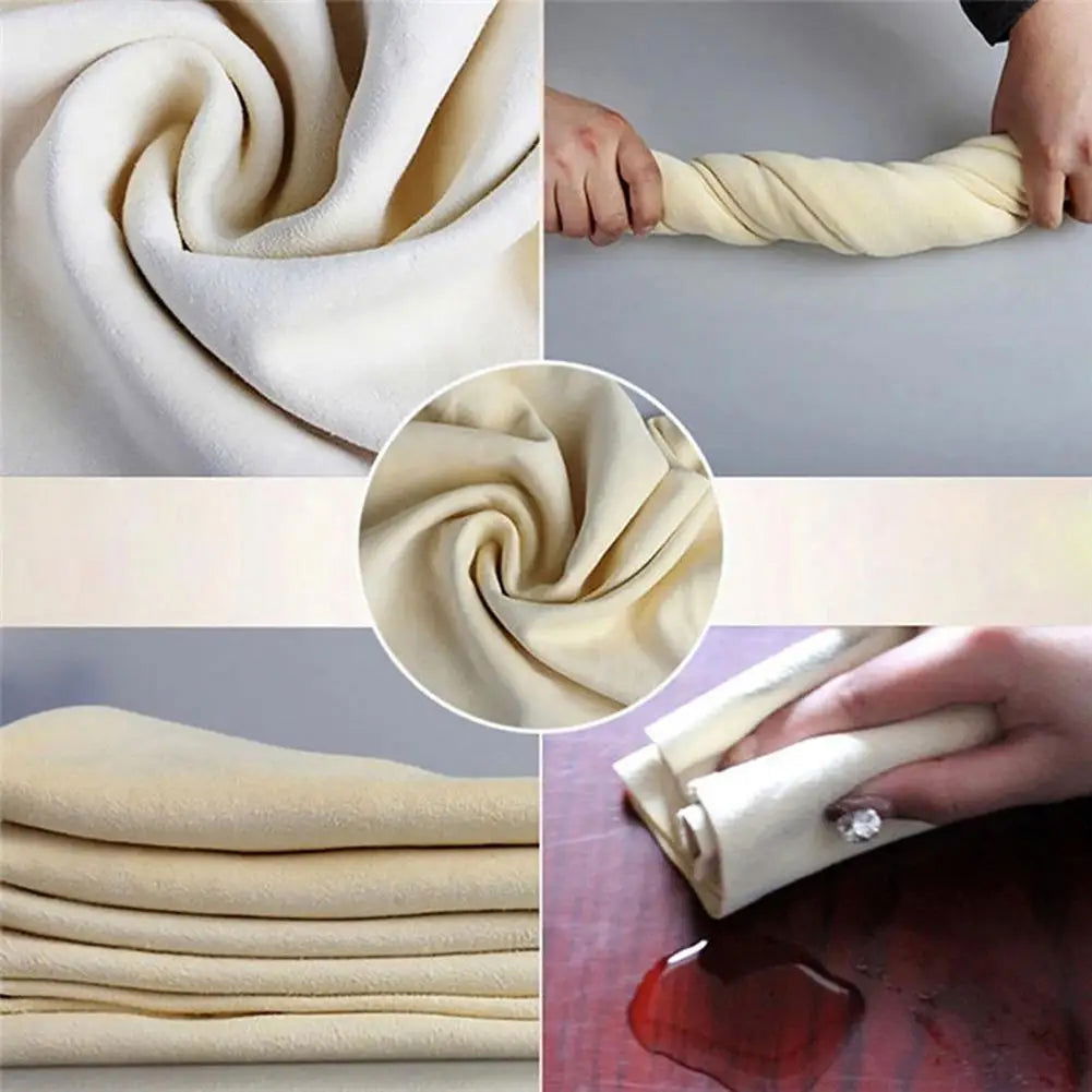 Super Absorbent Car Washing Towels Chamois Leather Quick Dry Towel for Auto Home Kitchen Furniture Glass Cleaning Cloth Towel - Slobuy