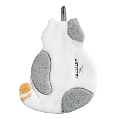 Super Absorbent Cute Cat Hand Towel Household Microfiber Kitchen Towel High-efficiency Tableware Cleaning Towel Kitchen Tools - Slobuy