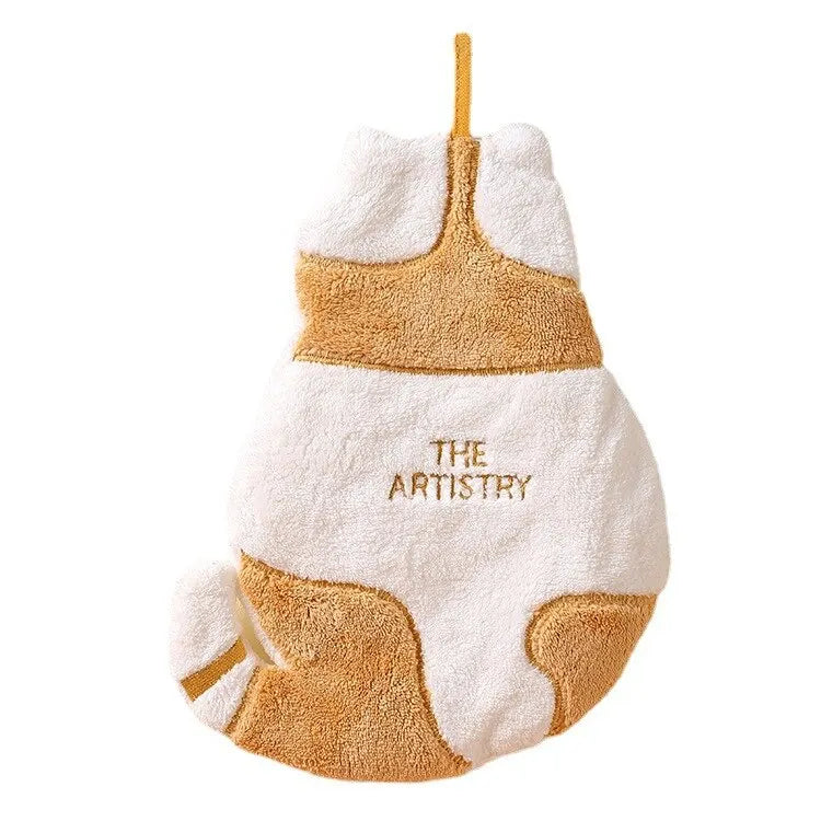 Super Absorbent Cute Cat Hand Towel Household Microfiber Kitchen Towel High-efficiency Tableware Cleaning Towel Kitchen Tools - Slobuy