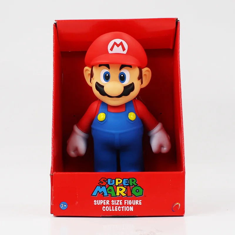 Super Mario Bros Toys Mario Luigi Yoshi Peach Bowser Donkey Kong Anime Figures Action Collection Toys Model Dolls for Kids Gifts - Slobuy