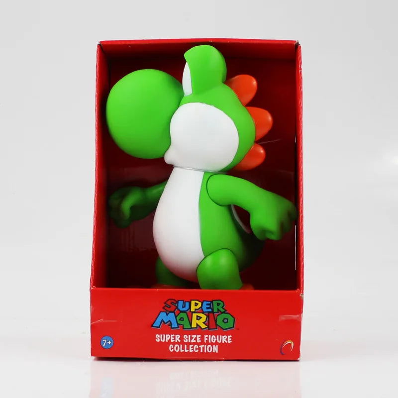 Super Mario Bros Toys Mario Luigi Yoshi Peach Bowser Donkey Kong Anime Figures Action Collection Toys Model Dolls for Kids Gifts - Slobuy