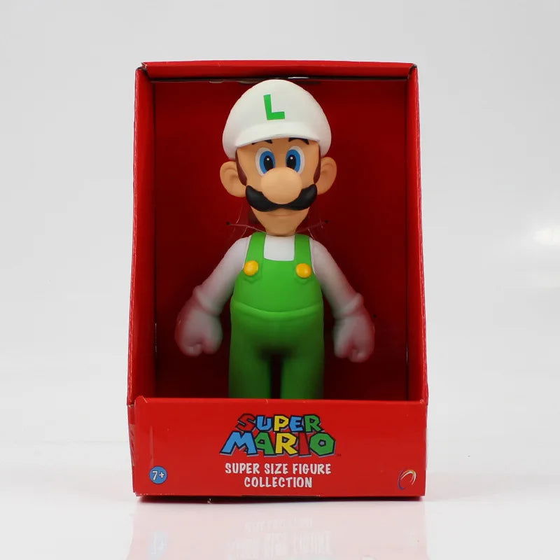 Super Mario Bros Toys Mario Luigi Yoshi Peach Bowser Donkey Kong Anime Figures Action Collection Toys Model Dolls for Kids Gifts - Slobuy