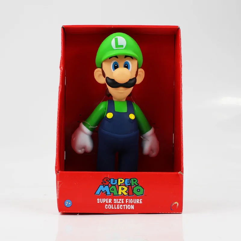 Super Mario Bros Toys Mario Luigi Yoshi Peach Bowser Donkey Kong Anime Figures Action Collection Toys Model Dolls for Kids Gifts - Slobuy