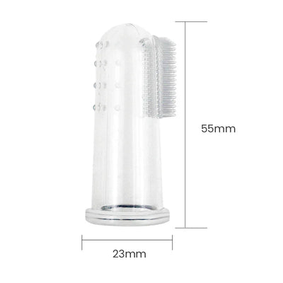 Super Soft Pet Finger Toothbrush Teddy Dog Brush Bad Breath Tartar Teeth Care Tool Dog Cat Cleaning Silicagel Pet Supplies - Slobuy