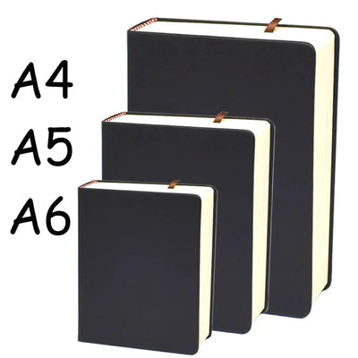 Super Thick Notebooks Agenda Planner 660 pages Blank inner PU Leather Soft Cover Sketchbook Journal Diary notebook Stationery - Slobuy