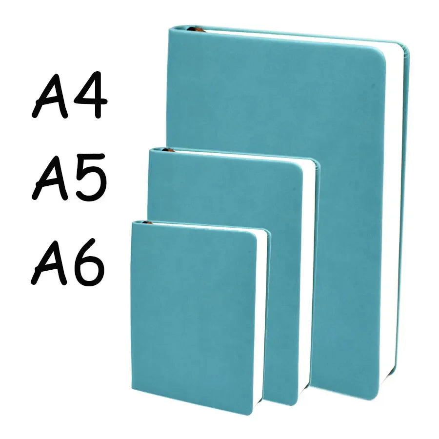 Super Thick Notebooks Agenda Planner 660 pages Blank inner PU Leather Soft Cover Sketchbook Journal Diary notebook Stationery - Slobuy