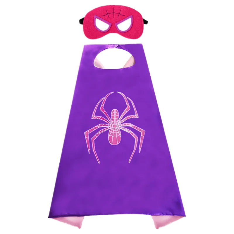 Superhero Capes for Kids 3-10 Year Old Boy Gifts Boys Cartoon Dress Up Costumes Party Supplies Easter Gifts - Slobuy
