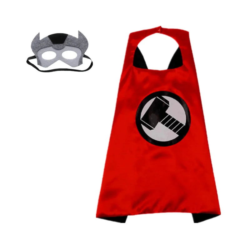 Superhero Capes for Kids 3-10 Year Old Boy Gifts Boys Cartoon Dress Up Costumes Party Supplies Easter Gifts - Slobuy