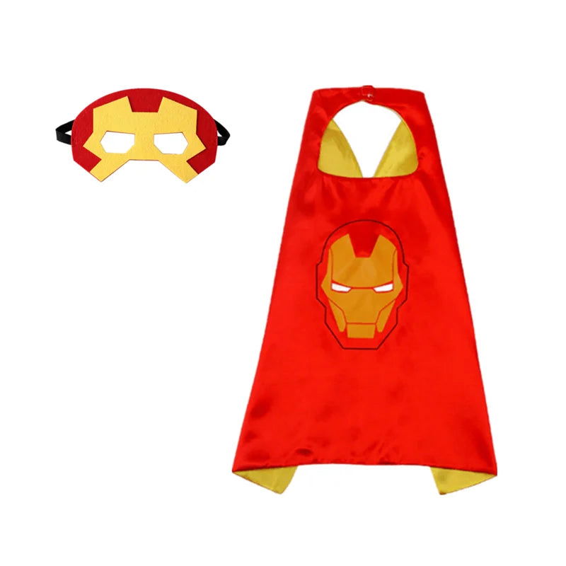 Superhero Capes for Kids 3-10 Year Old Boy Gifts Boys Cartoon Dress Up Costumes Party Supplies Easter Gifts - Slobuy