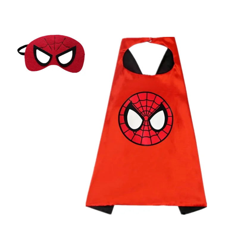 Superhero Capes for Kids 3-10 Year Old Boy Gifts Boys Cartoon Dress Up Costumes Party Supplies Easter Gifts - Slobuy