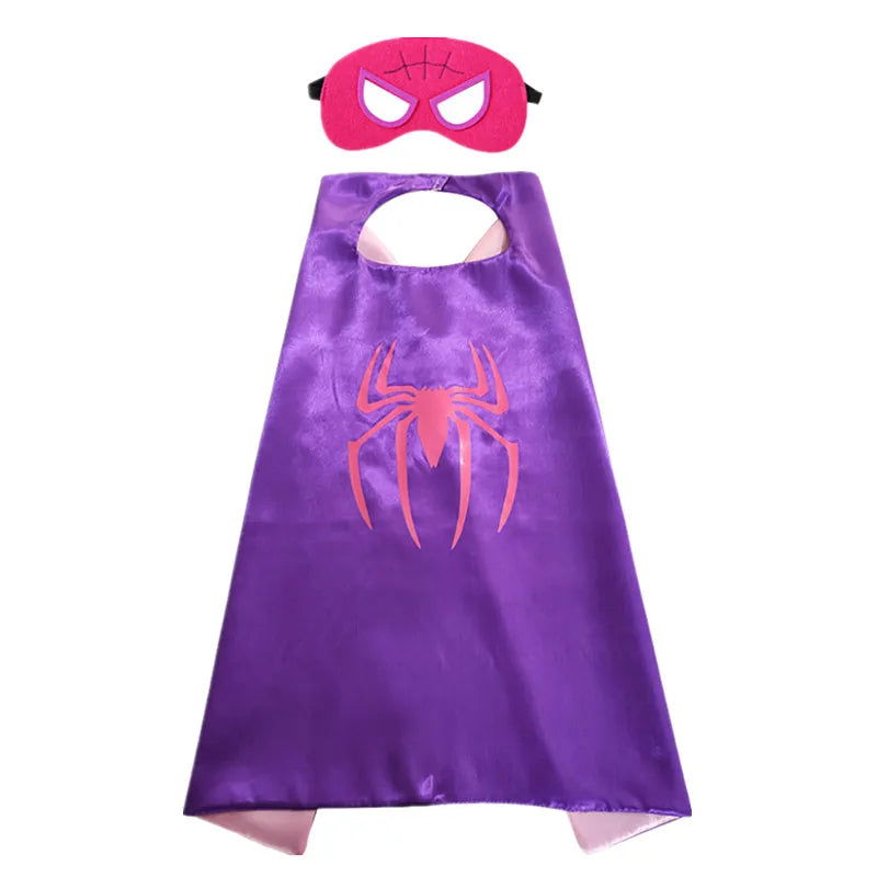 Superhero Capes for Kids 3-10 Year Old Boy Gifts Boys Cartoon Dress Up Costumes Party Supplies Easter Gifts - Slobuy