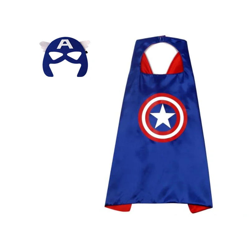 Superhero Capes for Kids 3-10 Year Old Boy Gifts Boys Cartoon Dress Up Costumes Party Supplies Easter Gifts - Slobuy