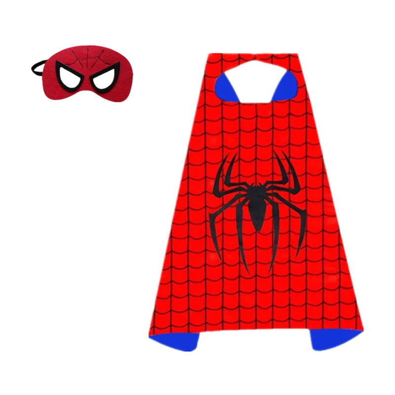 Superhero Capes for Kids 3-10 Year Old Boy Gifts Boys Cartoon Dress Up Costumes Party Supplies Easter Gifts - Slobuy