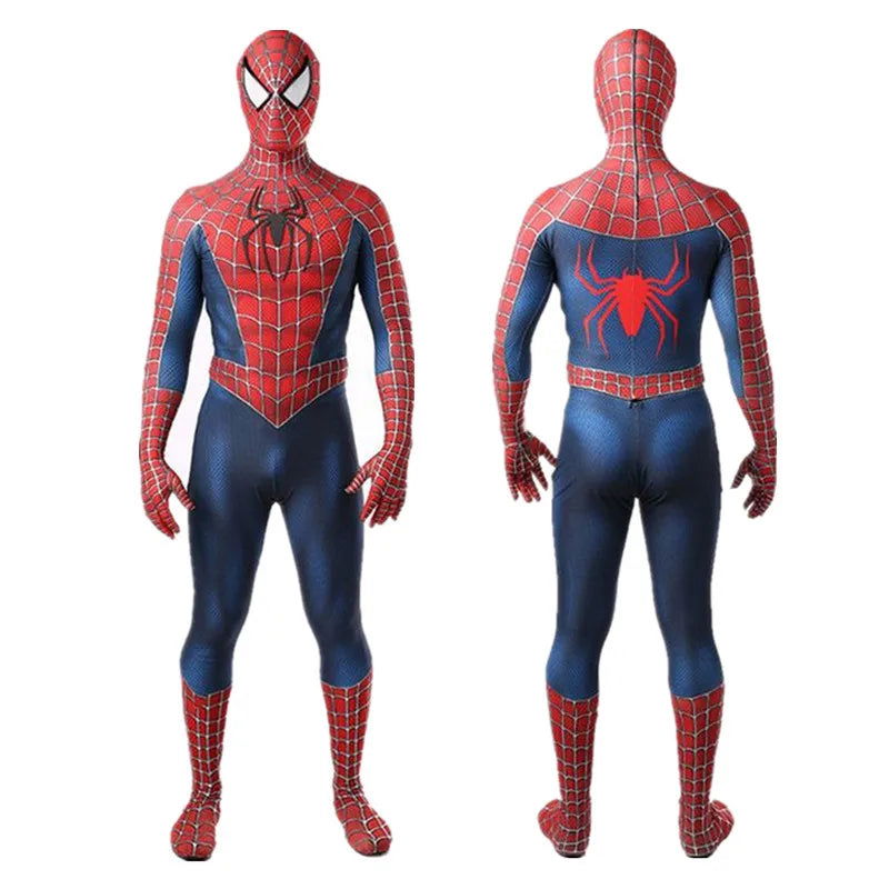 Superhero Spandex Costume Cosplay 3D Zentai Full Bodysuit Halloween Adult 3D Style Rubies Men's Cosplay Costume - Slobuy