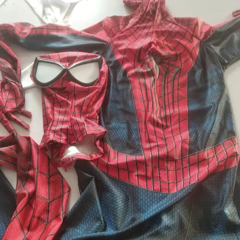 Superhero Spandex Costume Cosplay 3D Zentai Full Bodysuit Halloween Adult 3D Style Rubies Men's Cosplay Costume - Slobuy