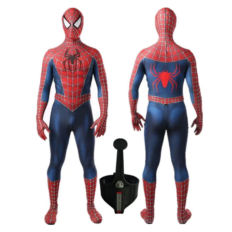 Superhero Spandex Costume Cosplay 3D Zentai Full Bodysuit Halloween Adult 3D Style Rubies Men's Cosplay Costume - Slobuy