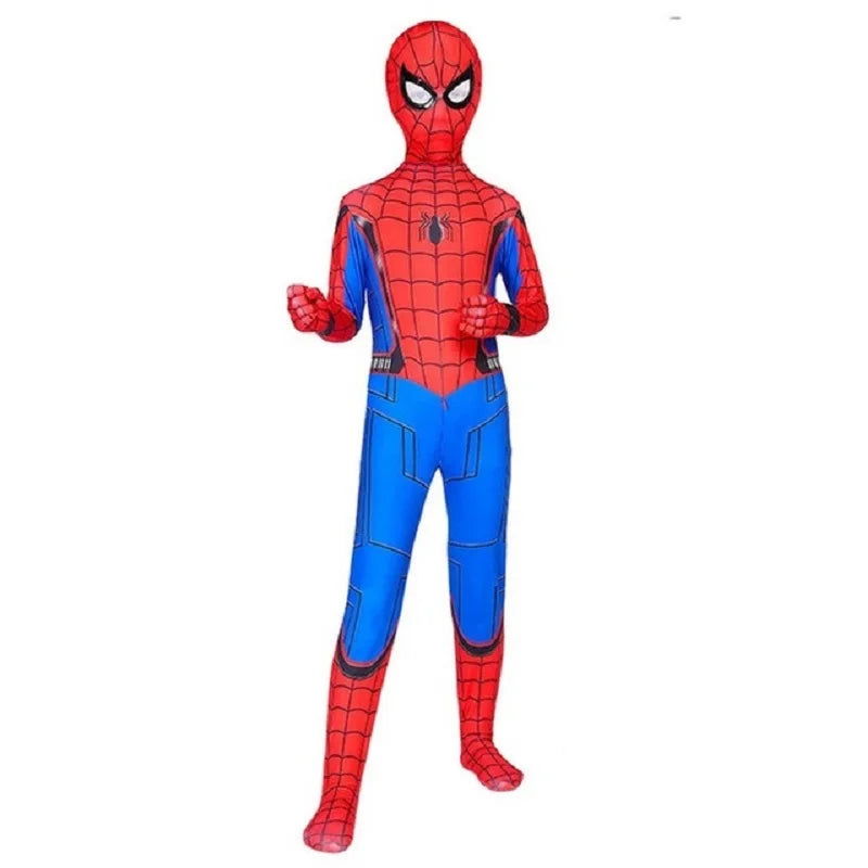 Superhero Spiderman Kids Costume Set 12 Style Iron Miles The Amazing Spiderman Halloween Cosplay Bodysuit for Boys and Girls - Slobuy