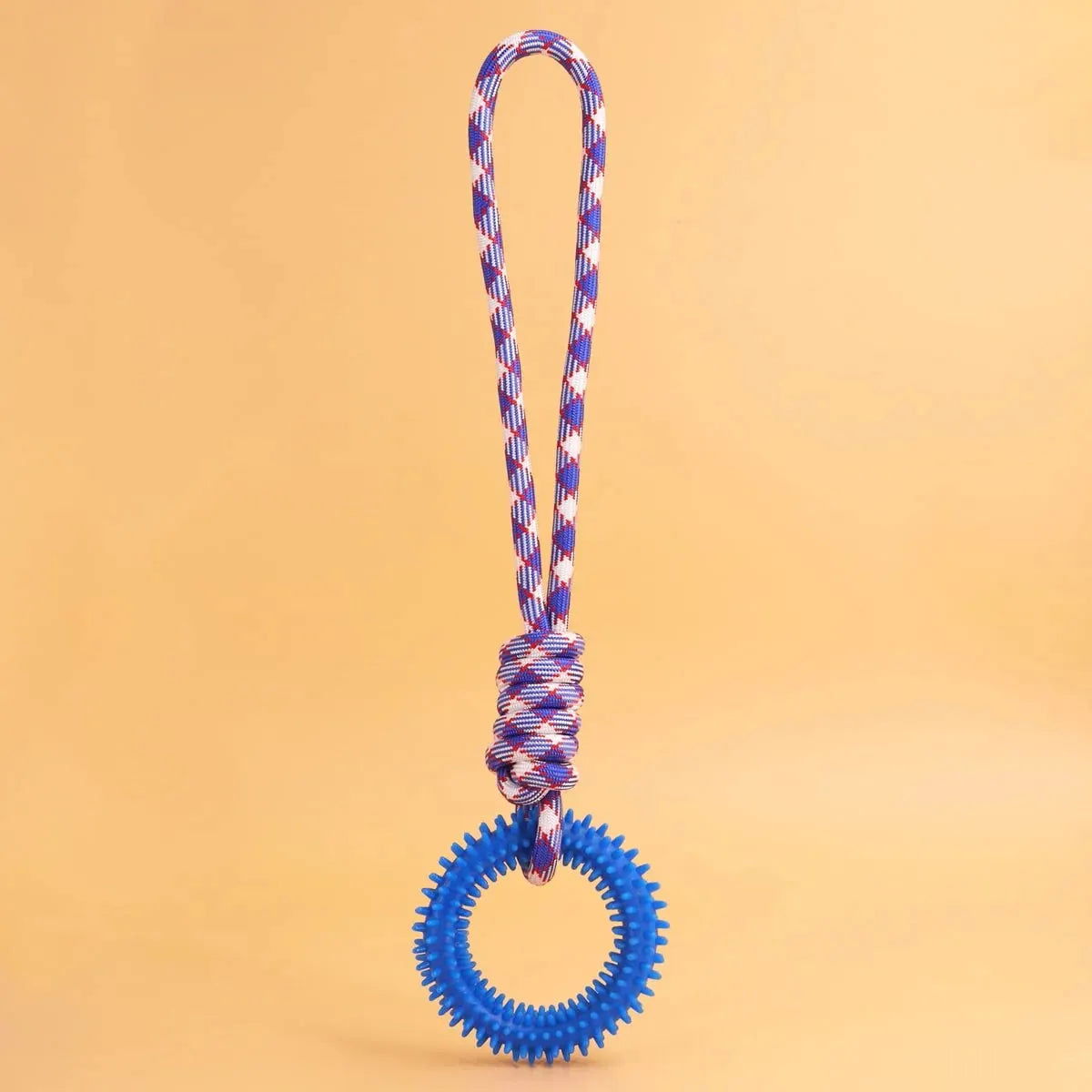 Supet Interactive Training Pet Toy Ring Spiked Ring Dog Teeth Cleaning Pet Supplies - Slobuy