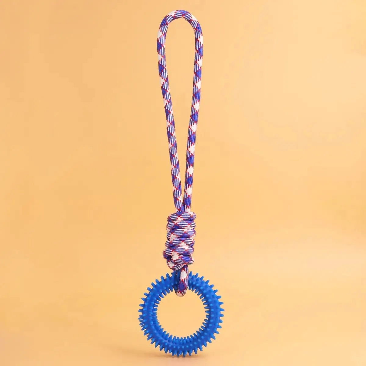 Supet Interactive Training Pet Toy Ring Spiked Ring Dog Teeth Cleaning Pet Supplies - Slobuy