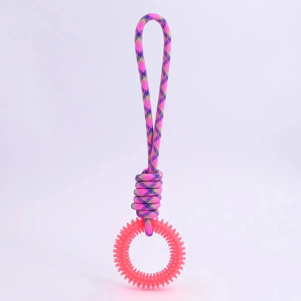 Supet Interactive Training Pet Toy Ring Spiked Ring Dog Teeth Cleaning Pet Supplies - Slobuy