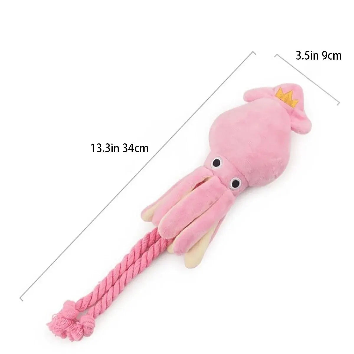 Supet Pet Octopus Plush Rope Toy Is Bite-resistant, Fun and Interactive, Suitable for Indoor and Outdoor Use - Slobuy