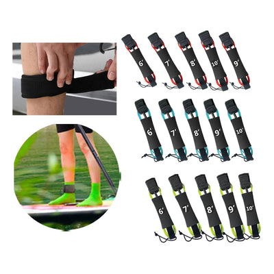 Surf Leash 6-10ft SUP Board Surf Leg Rope Surfboard Leash TPU Stainless Swivels Inflatable Paddle Board Longboard Foot Rope - Slobuy