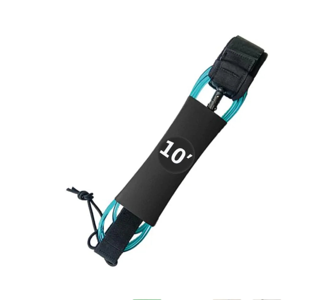 Surf Leash 6-10ft SUP Board Surf Leg Rope Surfboard Leash TPU Stainless Swivels Inflatable Paddle Board Longboard Foot Rope - Slobuy