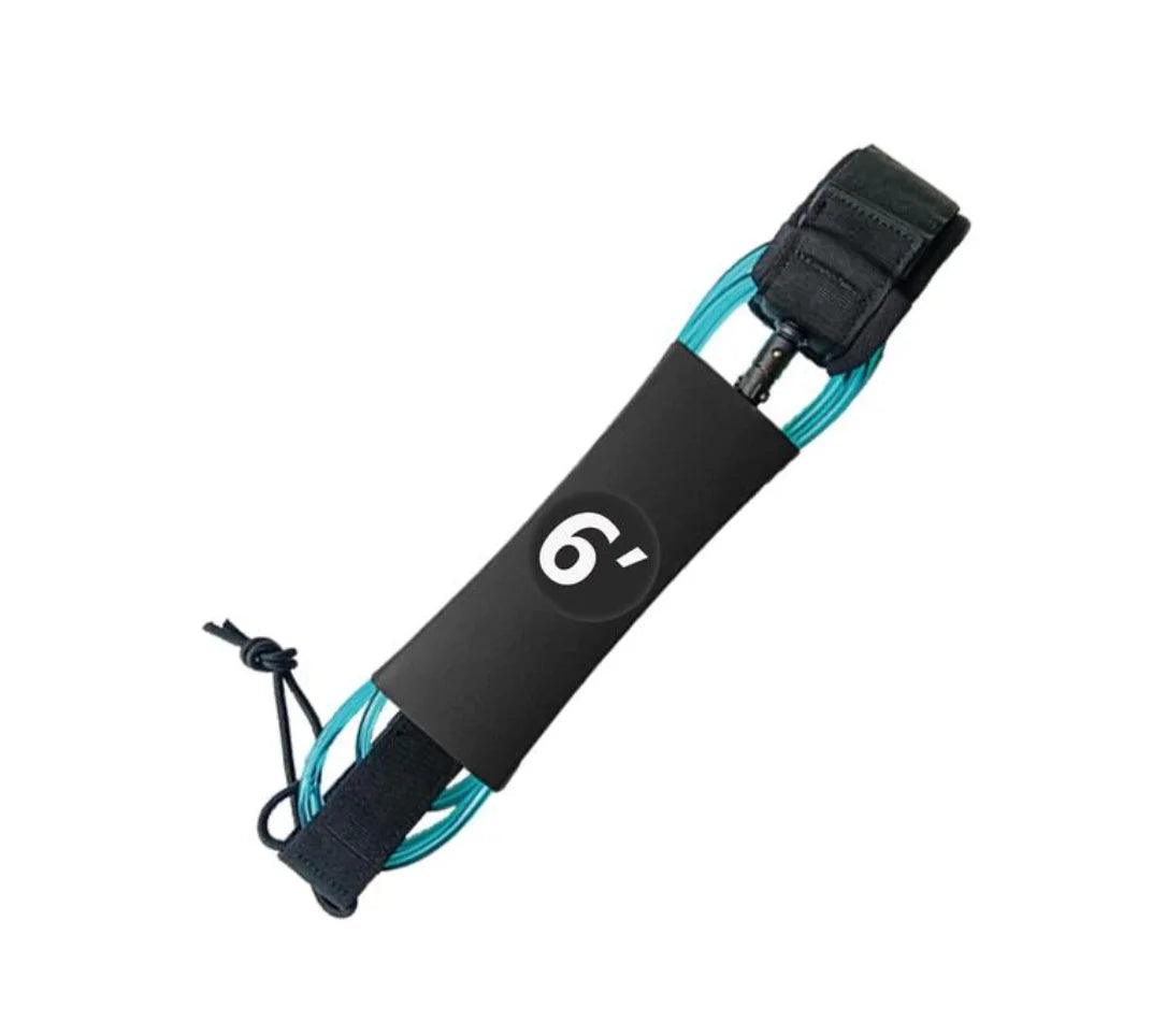 Surf Leash 6-10ft SUP Board Surf Leg Rope Surfboard Leash TPU Stainless Swivels Inflatable Paddle Board Longboard Foot Rope - Slobuy