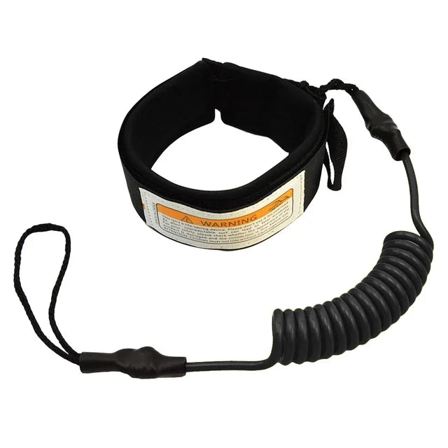Surf Sup 4 Feet Ankle Leash Surfing Elastic Coiled Stand UP Paddle Board Leg Rope Surfboard Ankle Leash - Slobuy