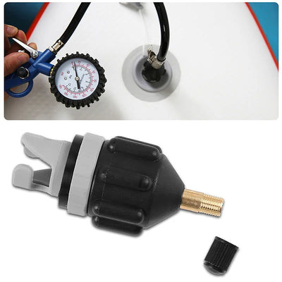 Surfboard Air Pump Adapter Inflatable Stand Up Paddle Board Rubber Boat Kayak Valve Tire Compressor Converter Surfing Nozzle - Slobuy