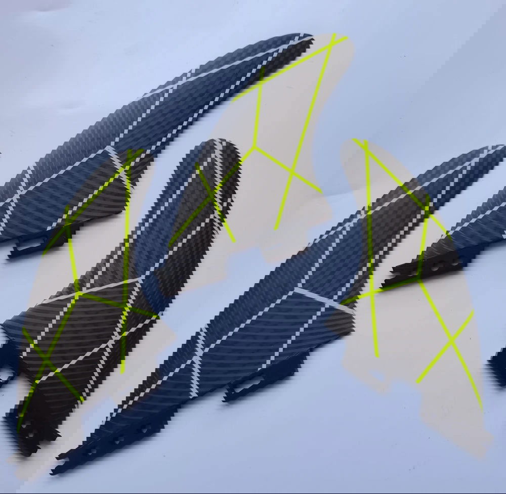Surfing Accessories M Surf fins Thrusters set surfing fin for surfboard Tri set - Slobuy