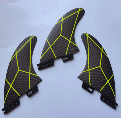 Surfing Accessories M Surf fins Thrusters set surfing fin for surfboard Tri set - Slobuy