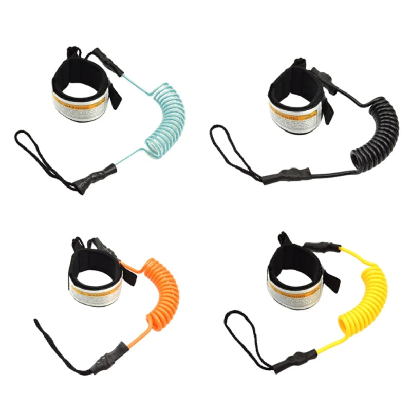 Surfing Kayak Boat Leash Rope Safety Paddle Stand Up Paddle Surfing Leash Safety Hand Rope For Surfboard Surfing Accessories - Slobuy