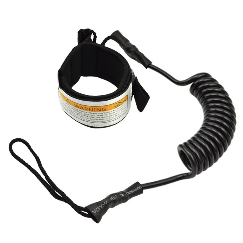 Surfing Kayak Boat Leash Rope Safety Paddle Stand Up Paddle Surfing Leash Safety Hand Rope For Surfboard Surfing Accessories - Slobuy