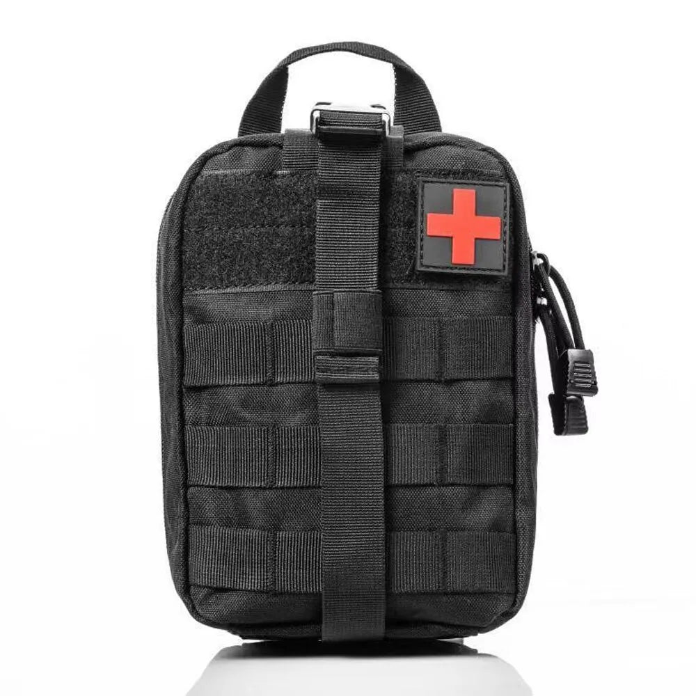 Survival First-aid Kit Container Travel Oxford Waterproof Tactical Waist Pack Outdoor Climbing Camping Equipment Safe Bag - Slobuy