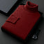 Sweatwear Mens Anti-pilling High Quality Knitted Turtleneck Sweater Slim Fit Long Sleeve Pullover Solid Color Trend Men Clothing - Slobuy