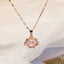Sweet Zircon Crystal Pendant Necklace For Women Korean Fashion Stainless Steel Clavicle Chain Jewelry Female Wedding Accessories - Slobuy