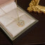 Sweet Zircon Crystal Pendant Necklace For Women Korean Fashion Stainless Steel Clavicle Chain Jewelry Female Wedding Accessories - Slobuy