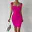 Sweetheart Neck Bodycon Dress, Party Wear Solid Sleeveless Dress, Women's Clothing - Slobuy