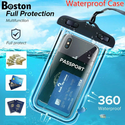 Swimming Bags Waterproof Phone Case Water proof Bag Mobile Phone Pouch PV Cover for iPhone 12 Pro Xs Max XR X 8 7 Galaxy S10 - Slobuy