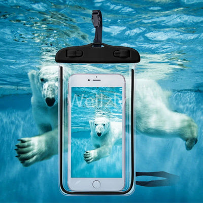 Swimming Bags Waterproof Phone Case Water proof Bag Mobile Phone Pouch PV Cover for iPhone 12 Pro Xs Max XR X 8 7 Galaxy S10 - Slobuy