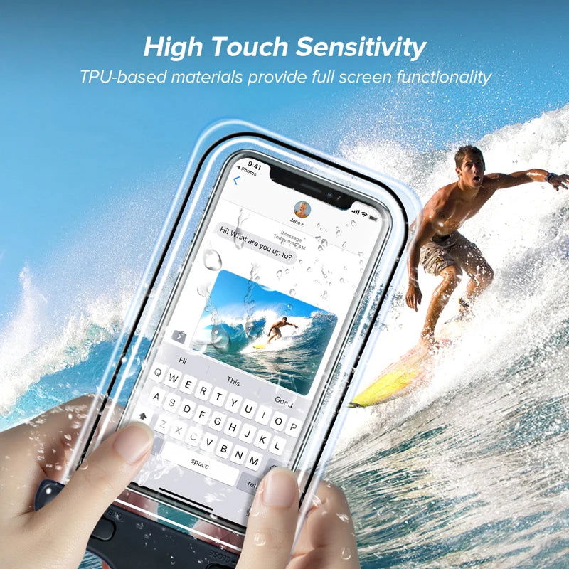 Swimming Bags Waterproof Phone Case Water proof Bag Mobile Phone Pouch PV Cover for iPhone 12 Pro Xs Max XR X 8 7 Galaxy S10 - Slobuy