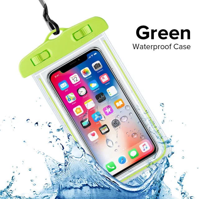 Swimming Bags Waterproof Phone Case Water proof Bag Mobile Phone Pouch PV Cover for iPhone 12 Pro Xs Max XR X 8 7 Galaxy S10 - Slobuy