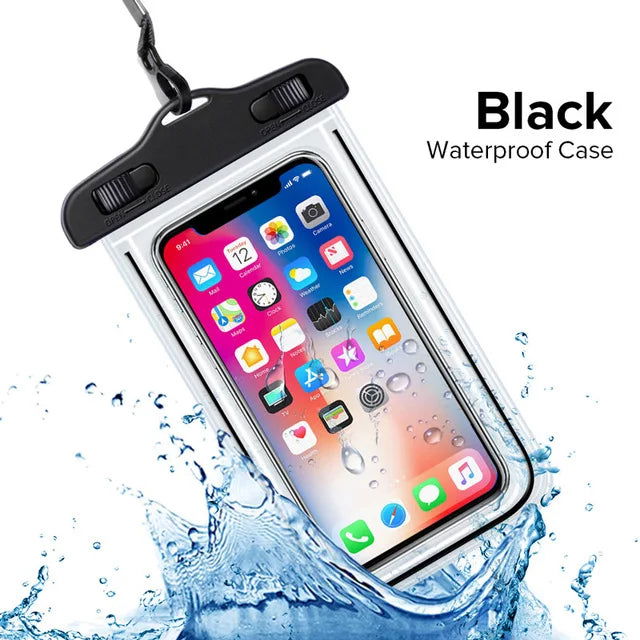 Swimming Bags Waterproof Phone Case Water proof Bag Mobile Phone Pouch PV Cover for iPhone 12 Pro Xs Max XR X 8 7 Galaxy S10 - Slobuy