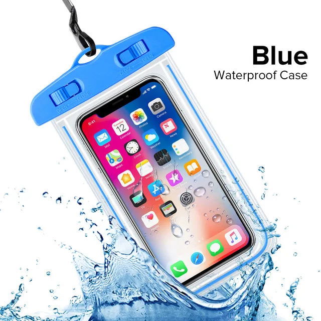 Swimming Bags Waterproof Phone Case Water proof Bag Mobile Phone Pouch PV Cover for iPhone 12 Pro Xs Max XR X 8 7 Galaxy S10 - Slobuy