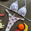 Swimwear Women Cute  Cherry Print Brazilian Thong Bikini Set Sexy Thong Swimsuit Two Pieces Bathing Suit Women 2023 Beach Wear - Slobuy