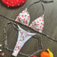 Swimwear Women Cute  Cherry Print Brazilian Thong Bikini Set Sexy Thong Swimsuit Two Pieces Bathing Suit Women 2023 Beach Wear - Slobuy