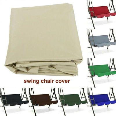 Swing Chair Cover Outdoor Garden Swing Chair Waterproof Dustproof Protector Seat Cover  Blackish Green - Slobuy