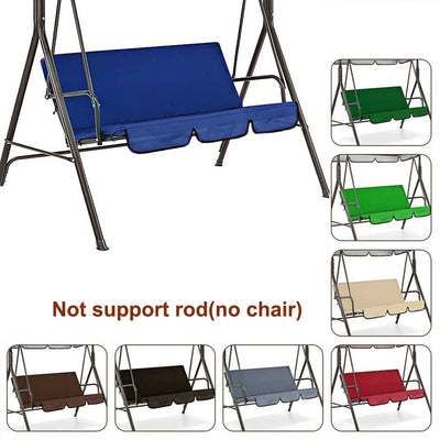 Swing Chair Cover Outdoor Garden Swing Chair Waterproof Dustproof Protector Seat Cover  Blackish Green - Slobuy